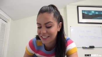 Alina Lopez's Stepbrother Seduction: POV Family Fuck