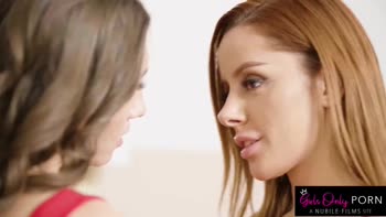 GirlsOnlyPorn - Sensual Lesbian Valentines Fuck With Hot Brunette Maya Woulfe and Wanna Bardot - S5