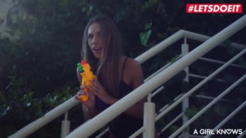 Katrin Tequila & Veronica Clark: Russian Teen (18+) Lesbians Savor Outdoor Pleasure