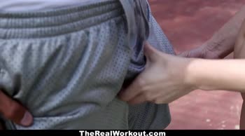 Alexis Rodriguez's Hard-Hitting Workout Ends in Big Cock Thrills