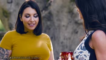 Silvia Saige and Ivy Lebelle's Sultry Massage Encounter