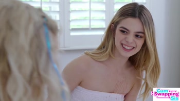 Britt Blair tells Molly Little, "I fantasize about my Stepbro sucking on my titties"