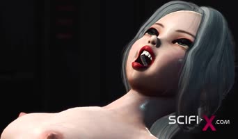 Blonde Beauty Bound for Alien Lust