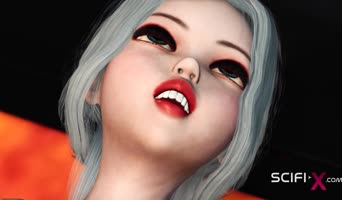 Blonde Beauty Bound for Alien Lust