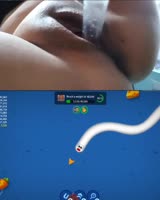 Gamer Girl QueenNamie333's Sultry Solo Session: Squirts & Big Tits