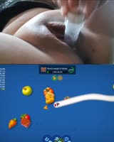 Gamer Girl QueenNamie333's Sultry Solo Session: Squirts & Big Tits