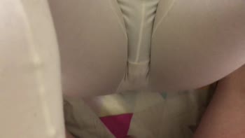 FetishFantazy's Leaky Precum Delight in Tight Camel Toe Yoga Leggings