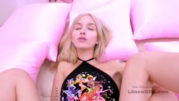 Sultry Blonde Teen (18+) Steals the Show in Casting Couch Audition