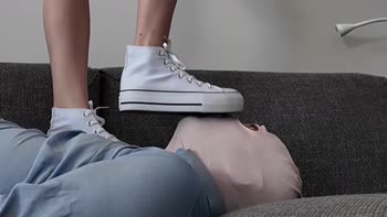 Ava Krass's Dominant Stomp: Crushing Throat & Face