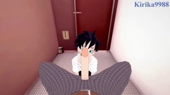 Dragon Ball POV: Videl's Bathroom Orgy in HD 60FPS