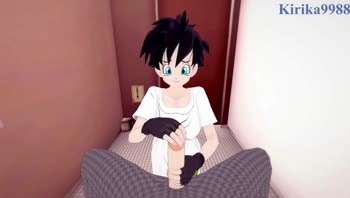 Dragon Ball POV: Videl's Bathroom Orgy in HD 60FPS