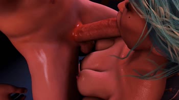 Wraith931's Blue-Haired Dream: Sucking Dick Like A Pro
