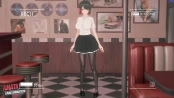 AmathGameAnimation - Ellen Joe's Sizzling Solo: Big Tits & Perfect Ass in HD Cartoon