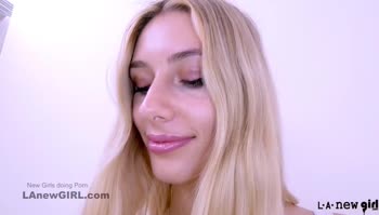 Blonde Bombshell's Unplanned Audition Turns into Steamy POV Fuck