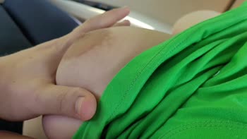 Public Encounter: Hands-On Exploration of Perfect Big Boobs