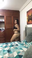 Jess-Stars' Sizzling Solo: Skinny Babe Teases in Lingerie