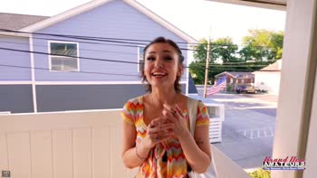 Wendy's Audition: Petite Brunette Sucks, Swallows, and Gets Drilled!