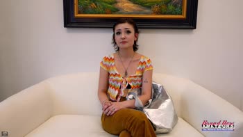 Wendy's Audition: Petite Brunette Sucks, Swallows, and Gets Drilled!