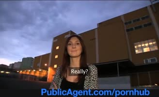Public Seduction: Czech Brunette Enjoys Steamy Outdoor Fling