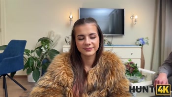 HUNT4K. I am silent while riding your dick. Hot sex with Miami