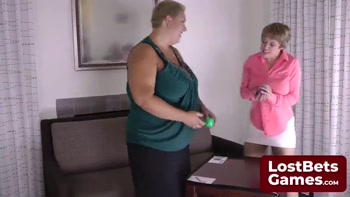 Chels battles busty Dee in a strip dice game
