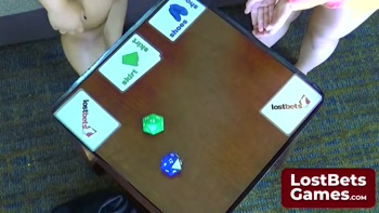 Chels battles busty Dee in a strip dice game