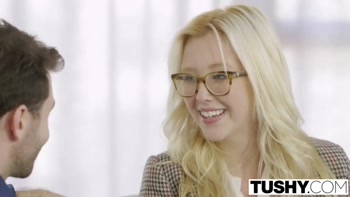 TUSHY - First Anal For Blonde Babe Samantha Rone