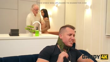 DADDY4K. Cheating in the kitchen... Will we get caught?