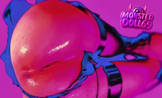 MONSTERDOLL69's Huge Dildo Delight: Anal Bliss
