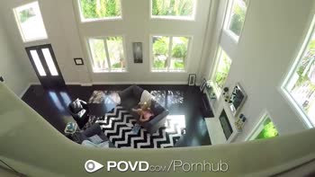 POVD Beautiful Lana Rhoades fucked silly with happy ending facial