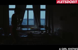 Stefanie Moon and Adel Morel's Sizzling Russian Lesbian Seduction