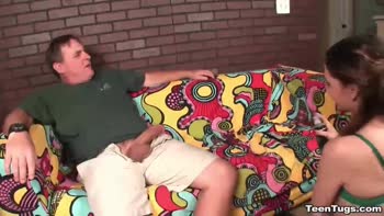 Mature Man's Teen (18+) Dream: Sensual Handjob Encounter