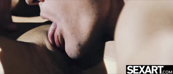 Petite Blonde's Sultry Sex Romp: Energetic Blowjobs & Frenzied Fucking