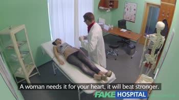 British Cutie Jess West Swallows Doctor's Advice at Danude