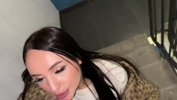 Amgbombaaa's Cheating Public Blowjob: Smoking Hot Cumshot