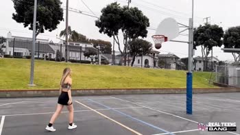 Blonde Teen (18+) Chloe's Wild Public Fuck