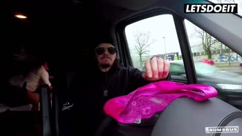 Katy Rose Gets Rough Ride On Berlin Bus