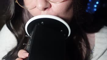 EmmaTASMR - Emma's Kinky ASMR Delight: Ear Licking and Spit Frenzy