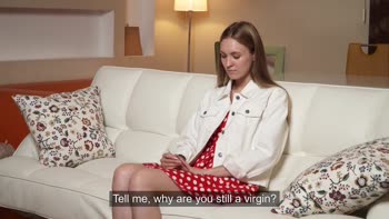 Blonde Virgin's Innocent Defloration
