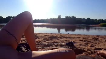 Little Linoo - Linoo's Public Pleasure: Strangers Join the Beach Fun