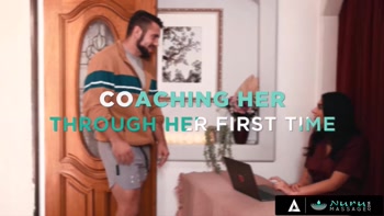 NURU MASSAGE - New Masseuse Gal Ritchie Fucks With Her Former Coach During Hot NURU Massage