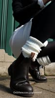 PBGCovered's Leather Boot Obsession: Saggy Tits Exposed in Public