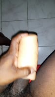 Kabandme's Black Beauty Unleashes Epic Cumshots & Fleshlight Fun