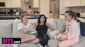 Emma Hix & Friends' Pajama Orgy: Step Sis Fantasies Come True