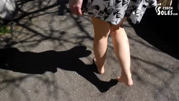 Sole Seduction: Czech Foot Goddess Teases in POV