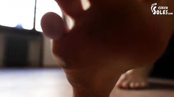 Sole Seduction: Czech Foot Goddess Teases in POV