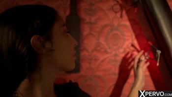Marcello Bravo Ties Italian Beauty Eva Generosi to Saint Andrew's Cross for Kinky Bondage Thrills
