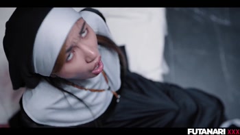 Futanari Nun's Big Cock Surprise: Chloe Temple & Clara Trinity