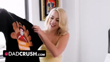 Stepdad Crush - Teen (18+) Babe Needs Her Stepdaddy to Comfort Her After She Fried the Thanksgiving Dinner
