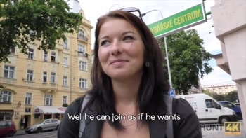 HUNT4K. Hot fucking in the capital of Czech Republic